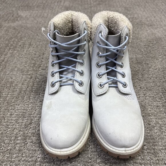 Timberland Premium Boots Gray Women’s Size 6 - Picture 6 of 12